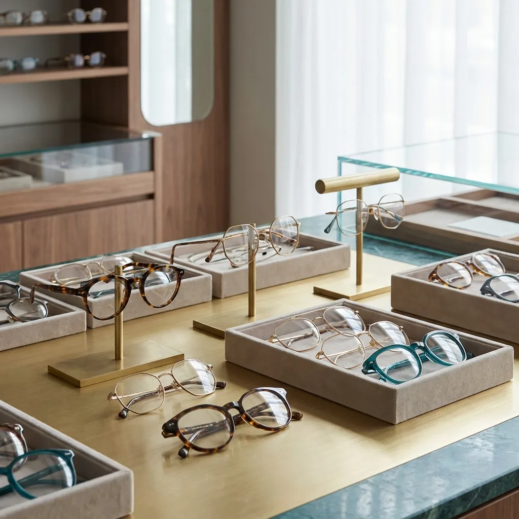 Variedade de armações modernas e exclusivas