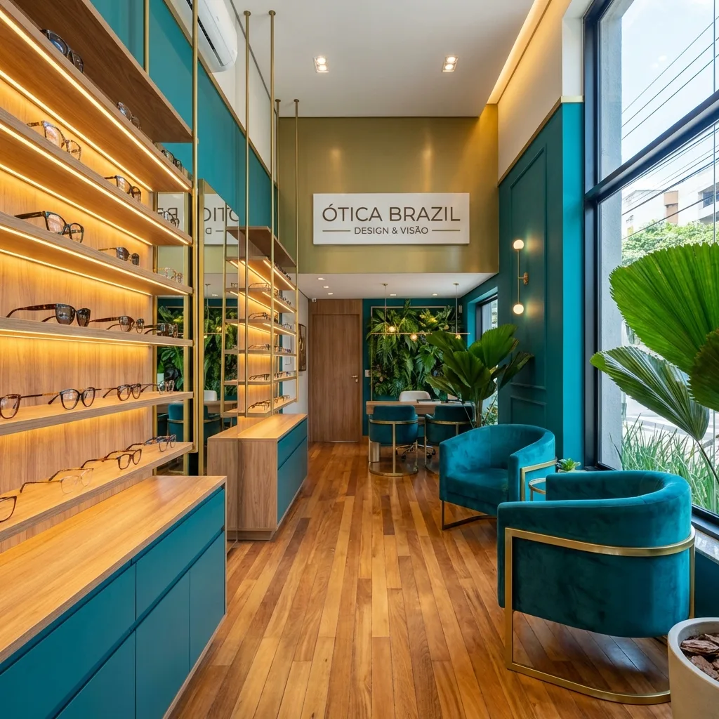 Interior da Ótica Sthefany